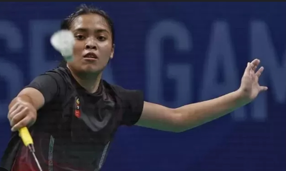 Gregoria Mariska Tunjung, atlet bulutangkis kebanggan Indonesia yang masih bertahan di Olimpiade Paris 2024.