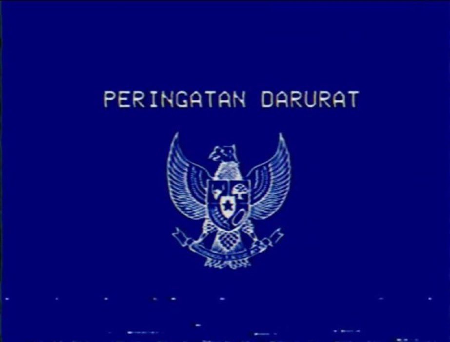 Ramai unggahan peringatan darurat bergambar burung Garuda berlatar biru di media sosial.