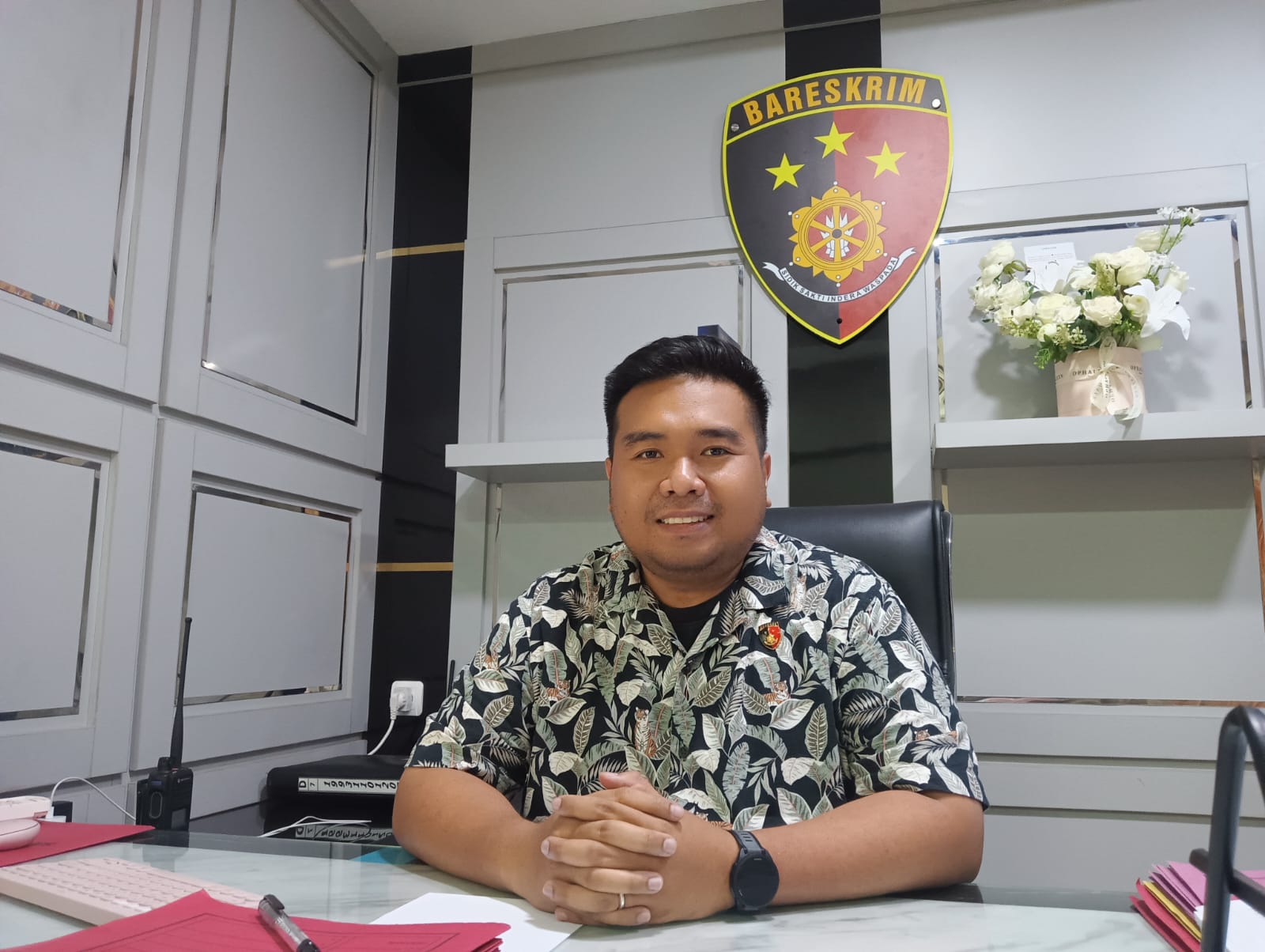 Sosok Kasatreskrim Polres Tuban AKP Dimas Robin Alexander.