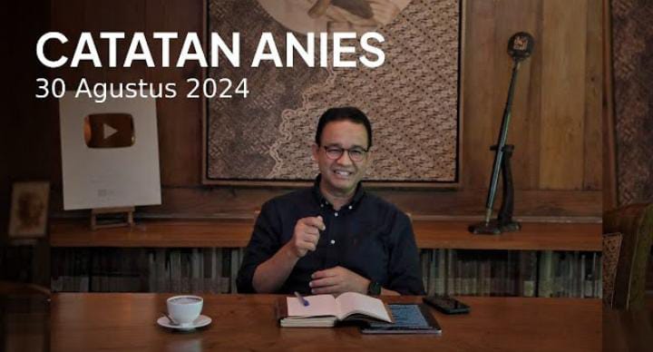 Video yang diunggah Anies Baswedan pasca batalnya pencalonan menjadi gubernur.