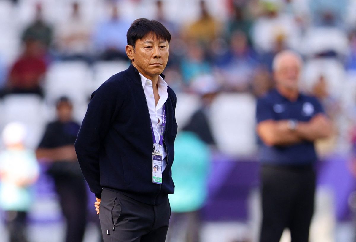 Shin Tae Yong yang mengatkui pertandingan lawan Australia tidak mudah.