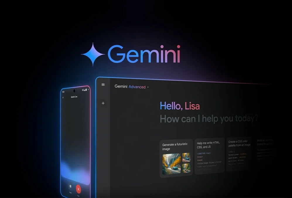 AI Gemini dari Google yang meluncurkan fitur baru untuk ngobrol.