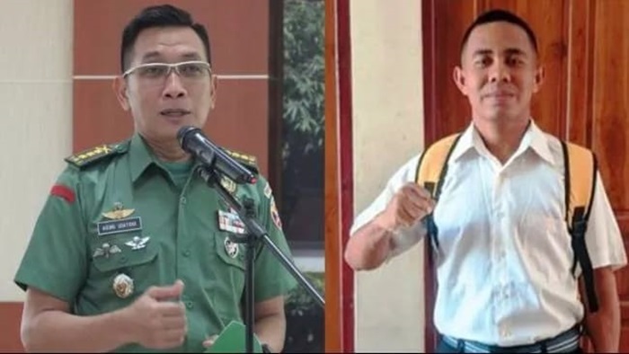 Potret Yohanes Ande Kalla (Joni) yang sempat viral karena aksi yang nekat panjat tiang bendera setinggi 15 meter akhirnya lulus TNI.