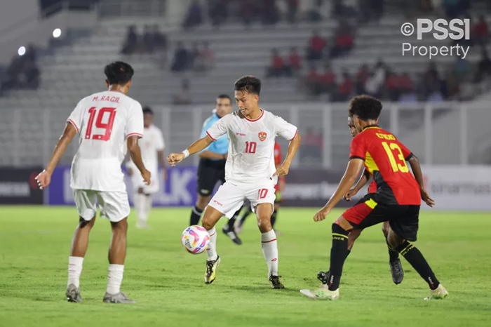 Timnas Indonesia U20 saat berlaga di Piala Asia.