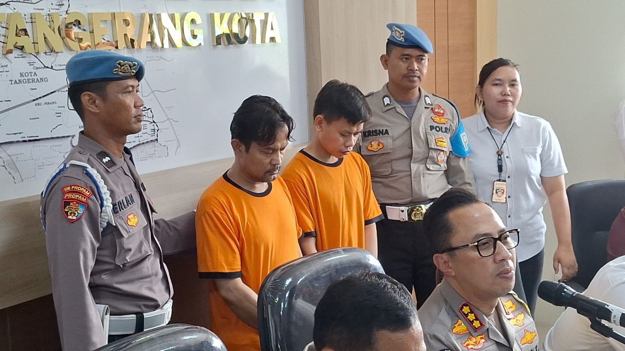 Pers rilis kasus pelecehan seksual di panti asuhan.