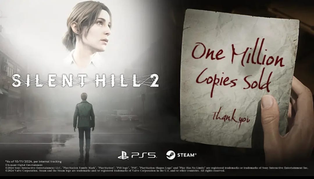 Silent Hill 2 Remake yang menembus satu juta copy.