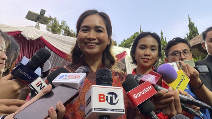 Jurnalis yang saat ini menjabat sebagai produser Kompas TV Ni Luh Puspa yang diprediksi bakal jadi wamen.