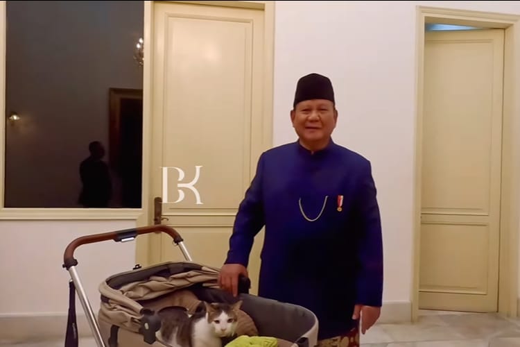 Presiden Prabowo Subianto bersama sosok paling dekat dengannya, Bobby Kertanegara.