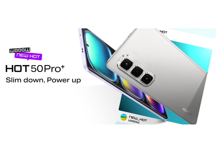 Ponsel Infinix Hot 50 Pro Plus yang sudah rilis di Indonesia.