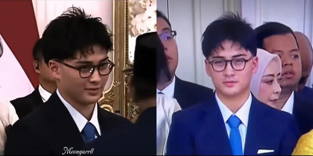Kyran Djiwandono, cucu Prabowo yang viral karena ketampanannya.