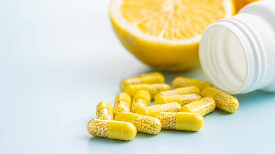 Ilustrasi vitamin anak.