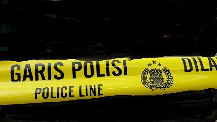 Ilustrasi garis polisi.
