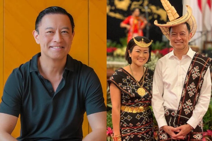 Ciska Wihardja saat bersama Tom Lembong.