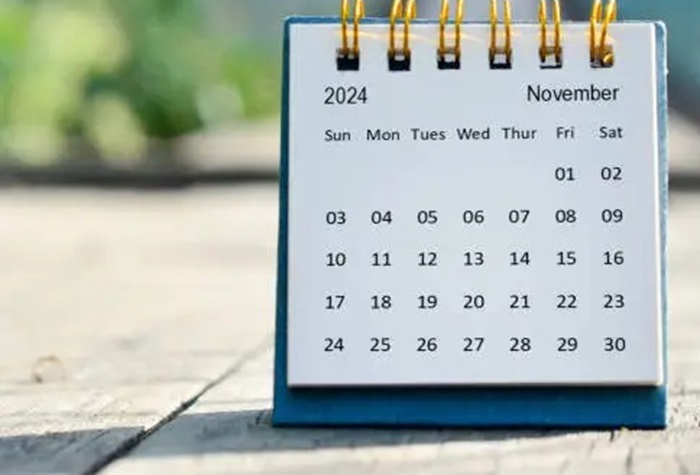 Daftar hari penting selama November.