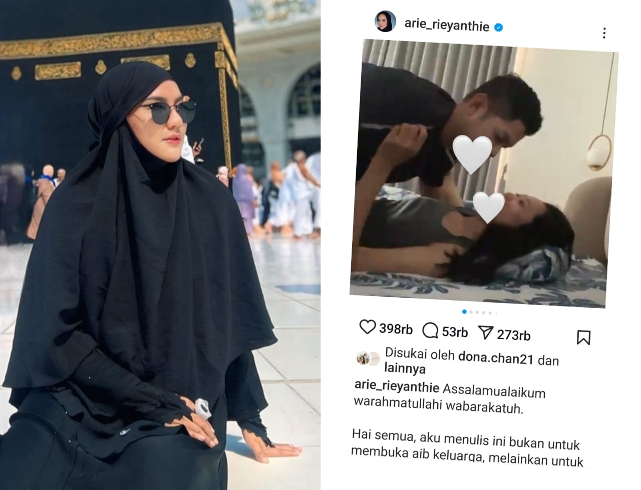 Unggahan Selebgram Siti Septi Ariyanti soal suami yang selingkuh.