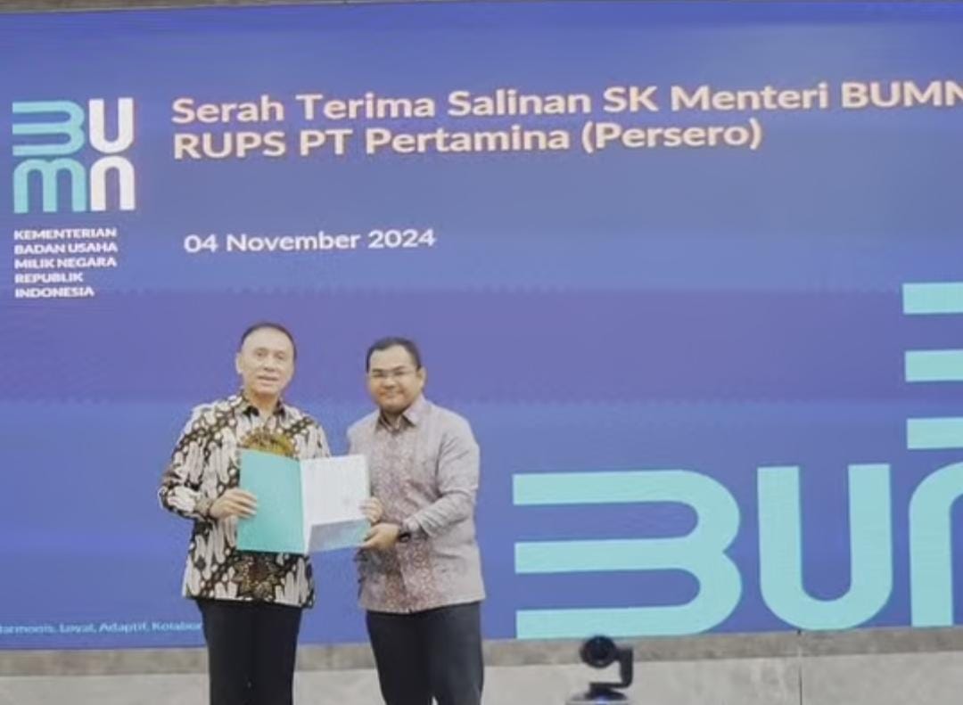 Iwan Bule yang diberi amanah menjadi Komisaris Pertamina.