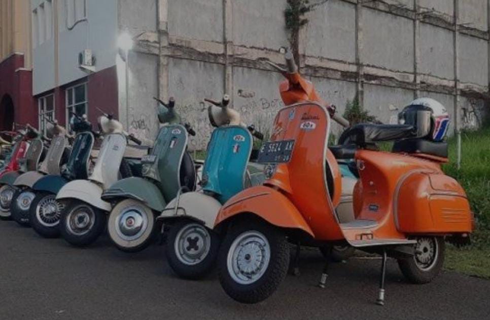 Vespla klasik yang kini jadi incaran investor.