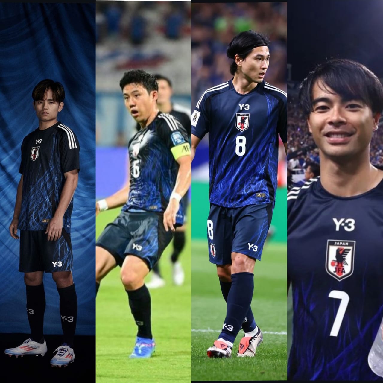 Deretan pemain bintang Timnas Jepang.