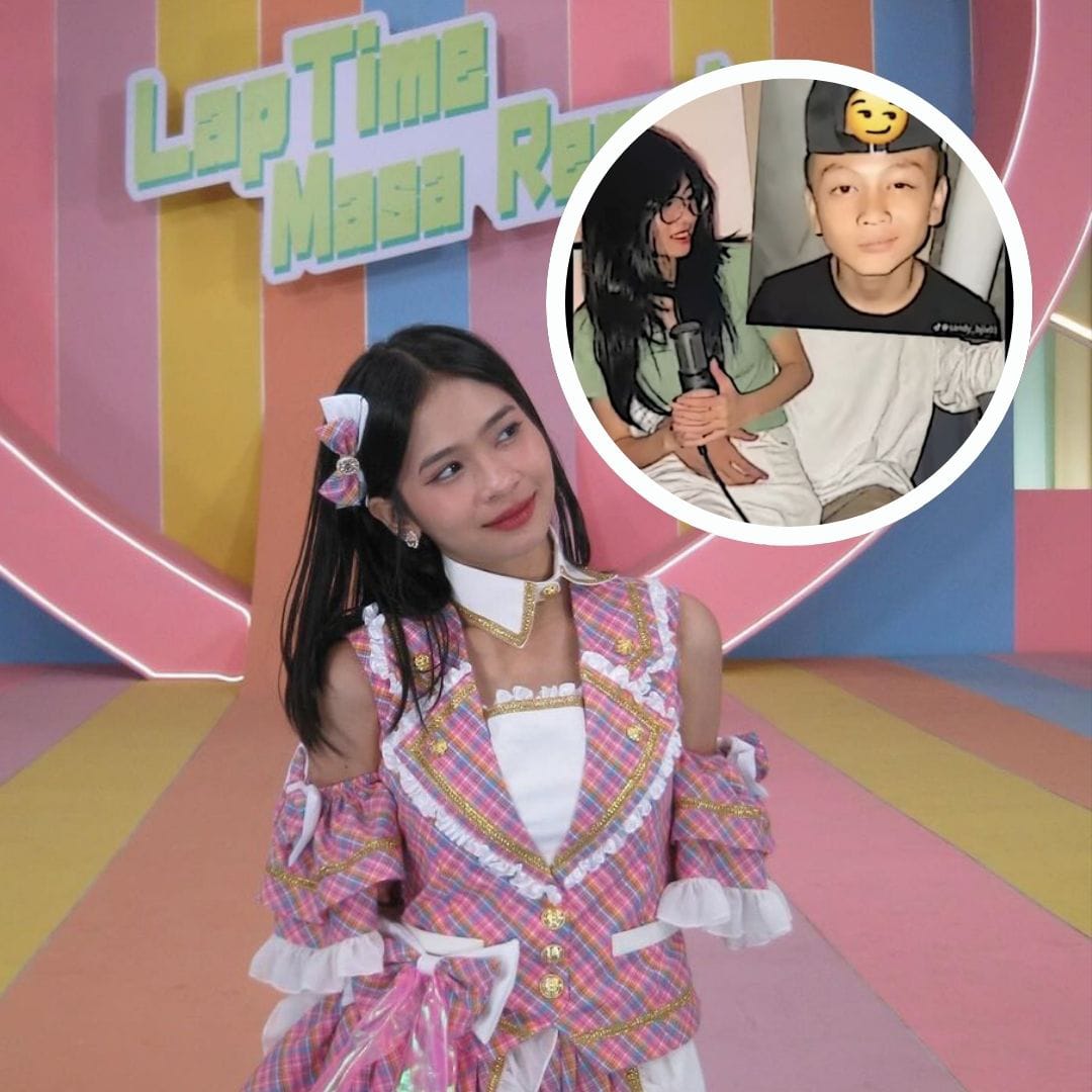 Potret Flora JKT48, insert foto saat bersama seorang pria yang viral.