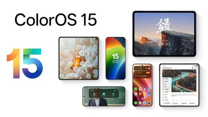 ColorOS 15 yang dirilis Oppo.