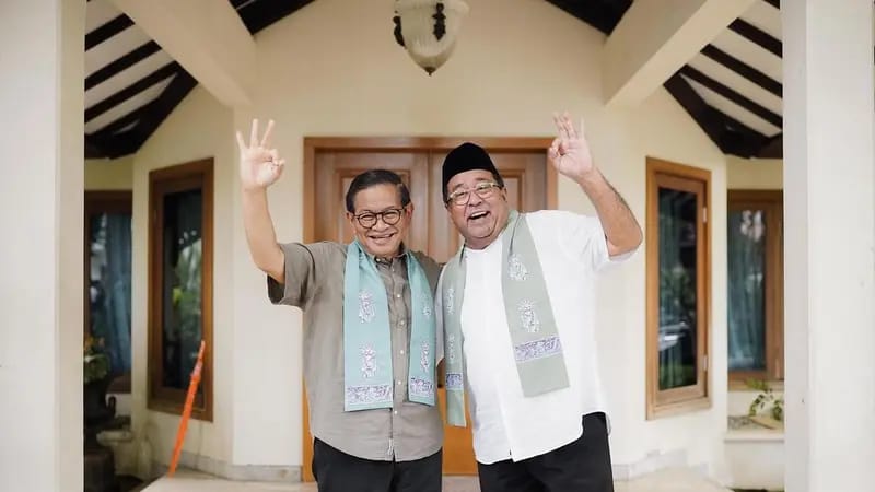 Pasangan Pramono Anung dan Rano Karno yang terpilih sebagai Gubernur Jakarta.