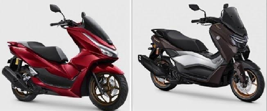perbandingan New Honda PCX 160 dengan Yamaha Nmax Turbo
