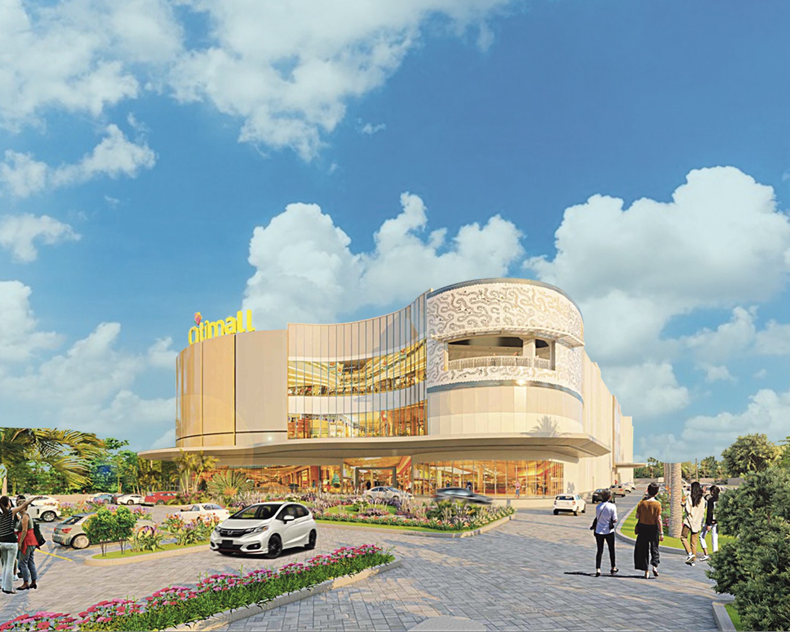 Ilustrasi desain Citimall Tuban.