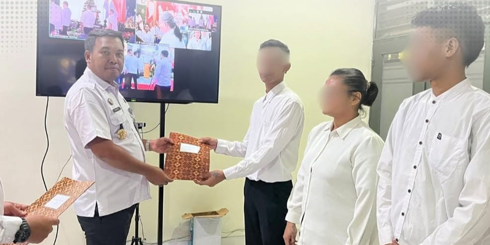 BERKAH NATAL: Tiga Napi Lapas Kelas IIB Tuban mendapatkan remisi keringanan masa hukuman khusus Natal 2024, Rabu (25/12).