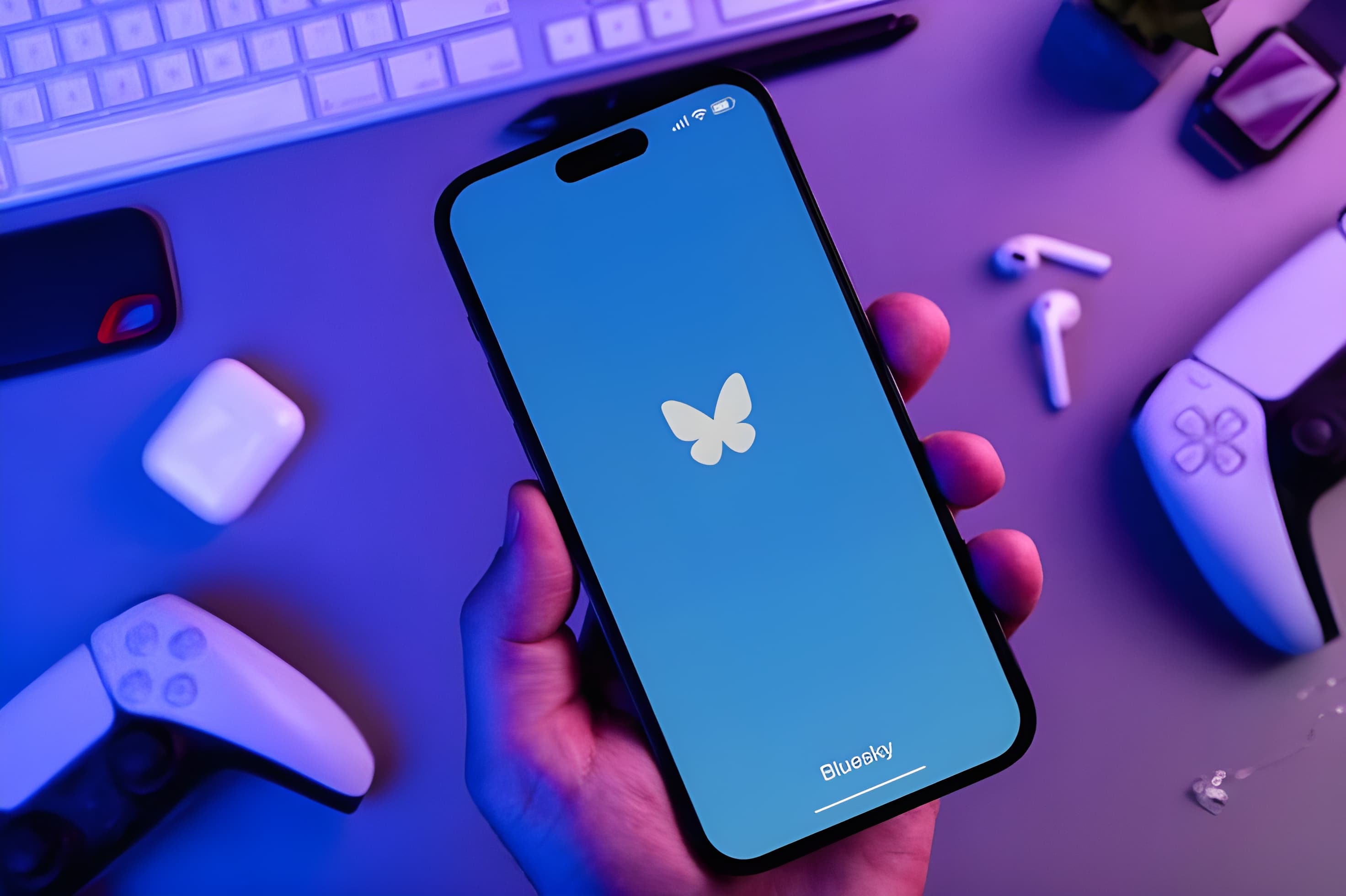 Bluesky yang memunculkan fitur baru, trending.