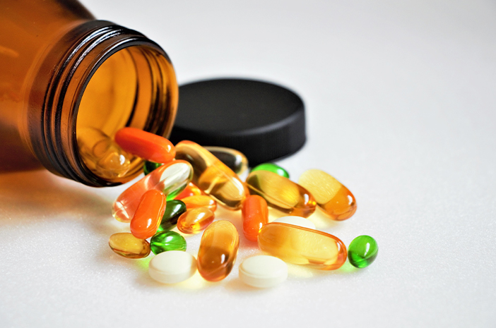 Ilustrasi suplemen multivitamin