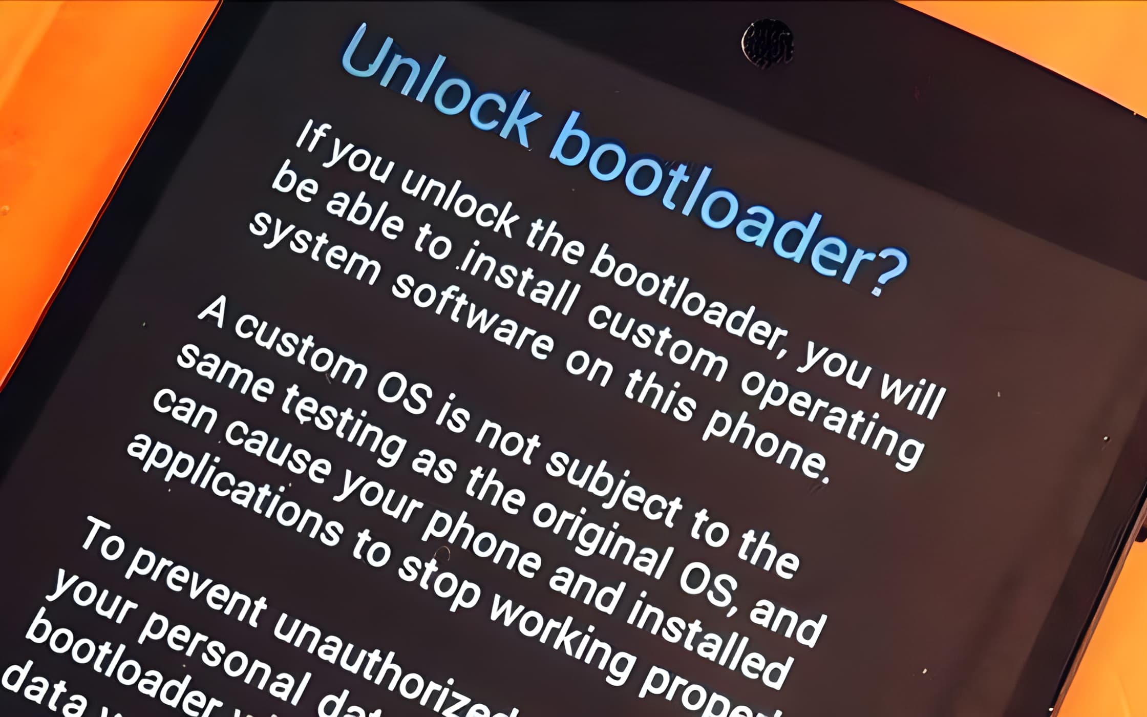 Sistem bootloader Xiaomi.
