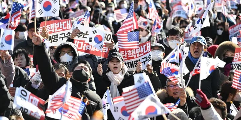 Pendukung fanatik presiden Yoon Suk Yeol