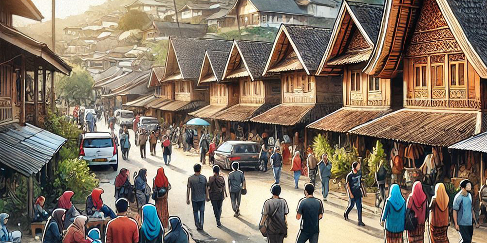 Ilustrsasi desa wisata