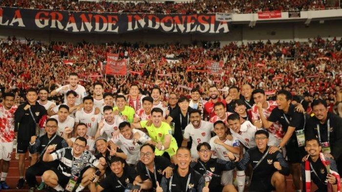 Kebersamaan Timnas Indonesia bersamaa dengan Shin Tae Yong