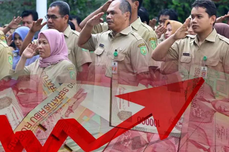 ilustrasi gaji PNS naik