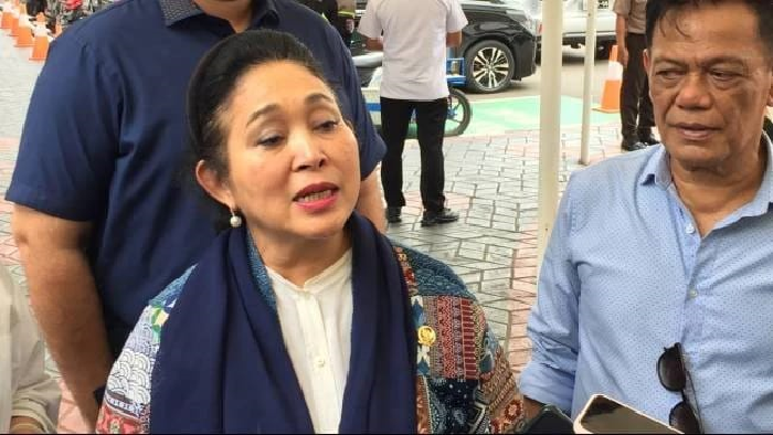 Ketua Komisi IV DPR RI, Titiek Soeharto menanggapi isu pagar laut