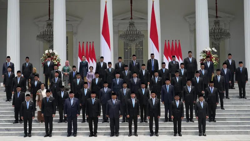 Menteri Kabinet Merah Putih dibawah kepemimpinan Presiden Prabowo