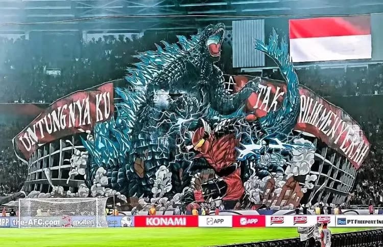 Karya La Grande, ultras Timnas Indonesia.