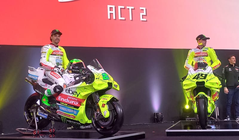 Peluncuran motor Tim Pertamina VR46.