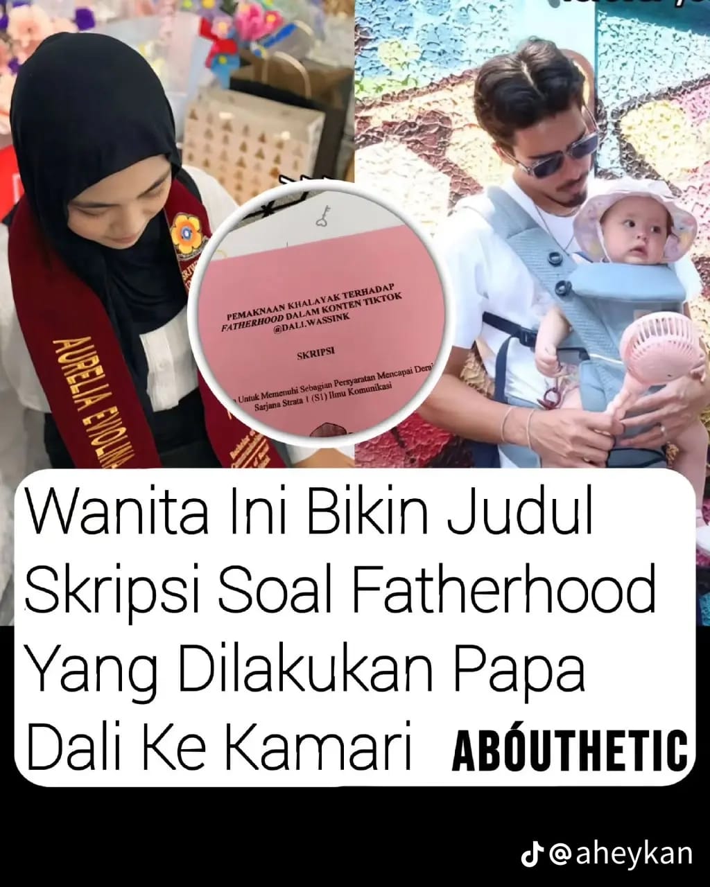 Gunakan topik Fatherhood Papa Dali untuk skripsi