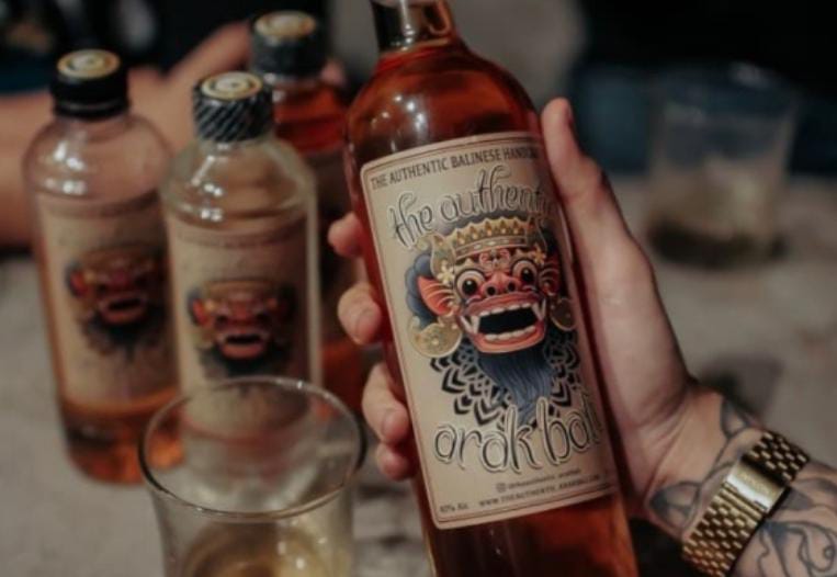 Ilustrasi arak Bali.