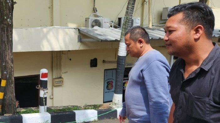 RK saat ditahan oleh pihak Polda Metro Depok