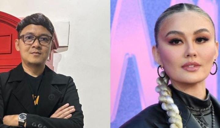 Foto Ari Bias dan Agnez Mo