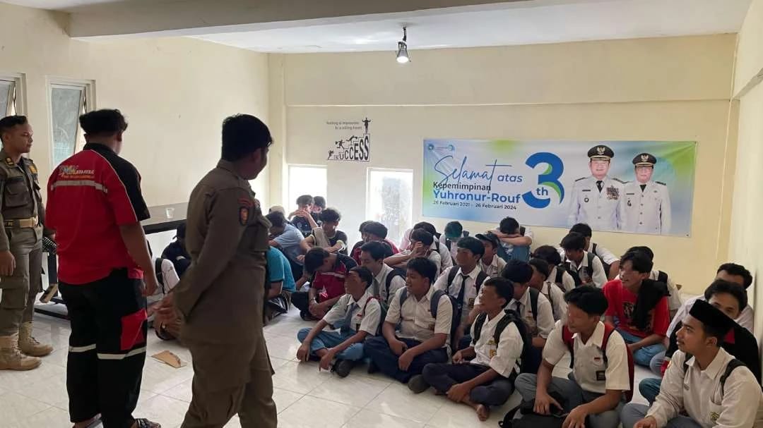 39 pelajar Lamongan di razia Satpol PP karena bolos sekolah