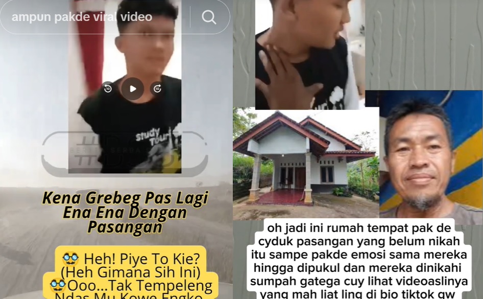 Link video ampun pakde durasi 54 detik, begini faktanya