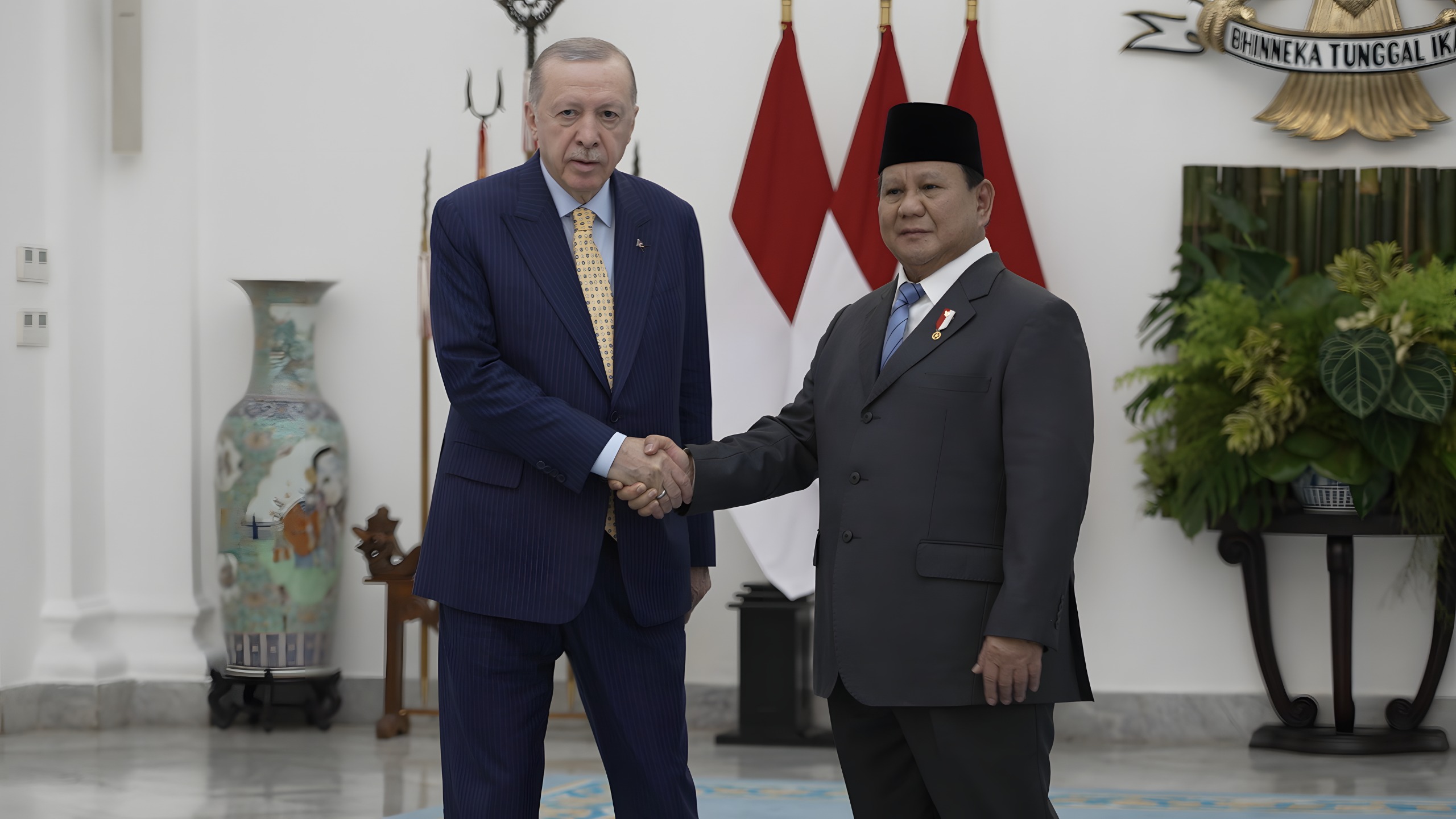 Prabowo Subianto yang kembali terpilih menjadi Ketua Umum Partai Gerindra.