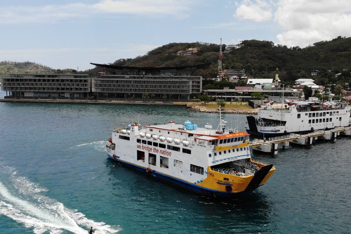 Salah satu kapal PT ASDP Indonesia Ferry.