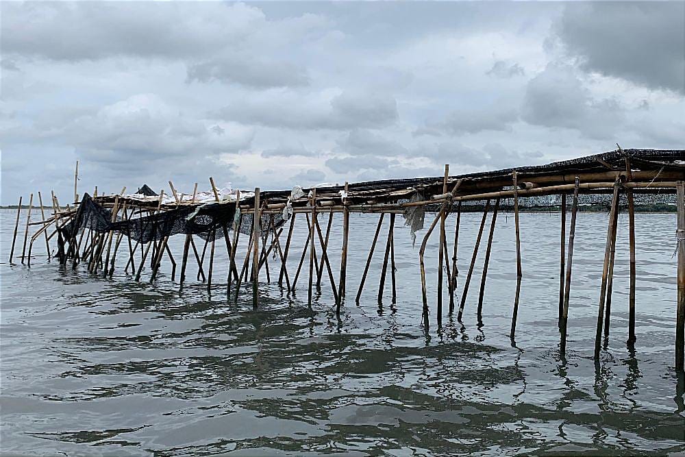 Pagar laut di Tangerang