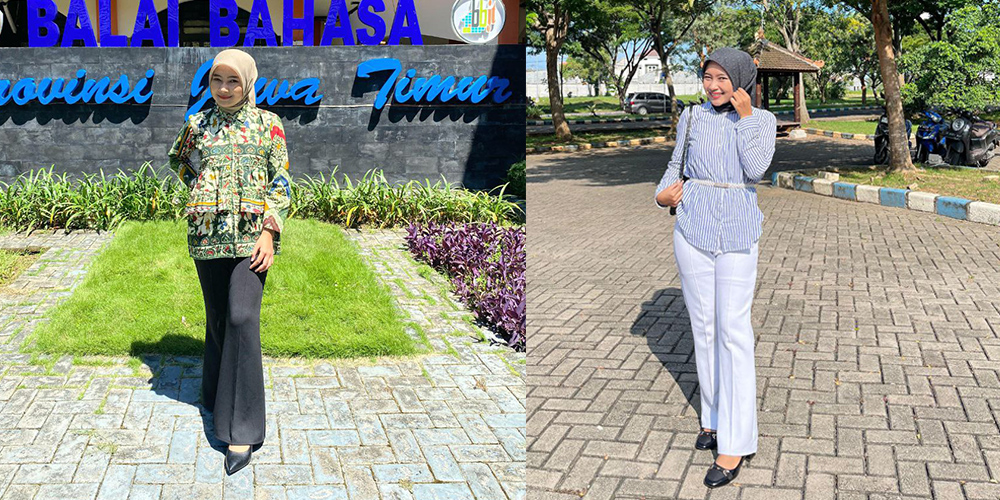 Pesona Alifatun Nisa, cewek penggemar celana cutbray.