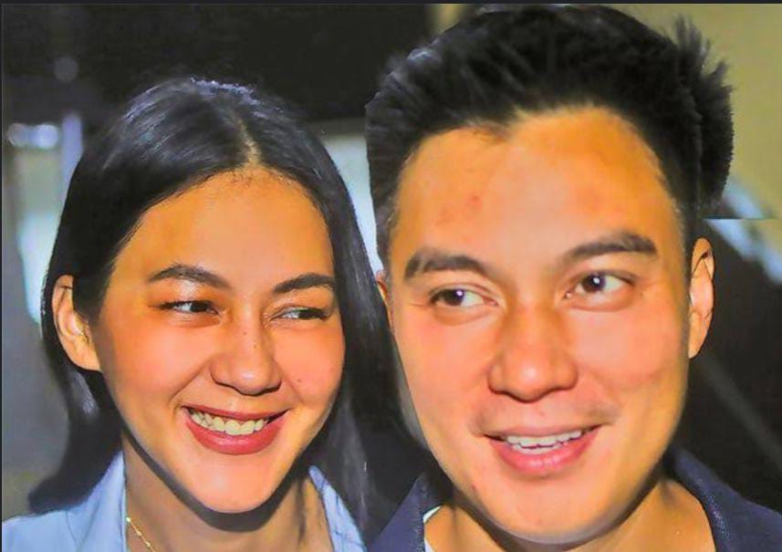 Paula Verhoeven dan Baim Wong.